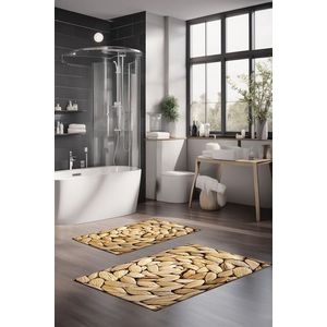 Set covorase de baie, Cartwright, CT-5263, Poliester, Multicolor imagine