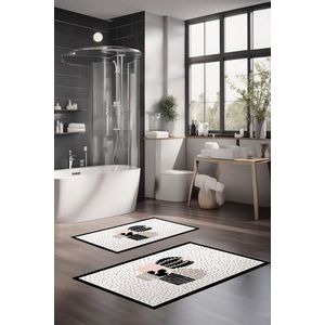 Set covorase de baie, Cartwright, CT-5265, Poliester, Multicolor imagine