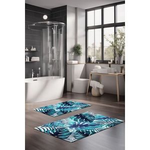 Set covorase de baie, Cartwright, CT-5266, Poliester, Multicolor imagine
