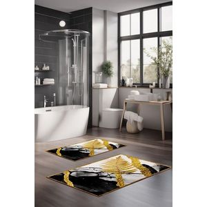Set covorase de baie, Cartwright, CT-5267, Poliester, Multicolor imagine