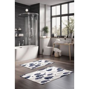 Set covorase de baie, Cartwright, CT-5274, Poliester, Multicolor imagine