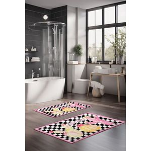 Set covorase de baie, Cartwright, CT-5281, Poliester, Multicolor imagine