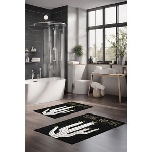 Set covorase de baie, Cartwright, CT-5285, Poliester, Multicolor imagine