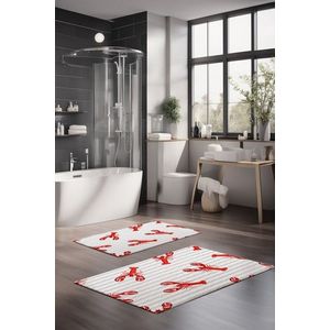 Set covorase de baie, Cartwright, CT-5289, Poliester, Multicolor imagine