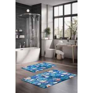 Set covorase de baie, Cartwright, CT-5291, Poliester, Multicolor imagine
