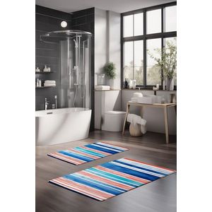 Set covorase de baie, Cartwright, CT-5293, Poliester, Multicolor imagine
