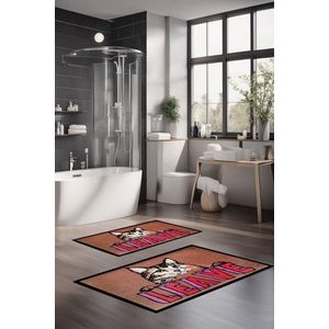 Set covorase de baie, Cartwright, CT-5295, Poliester, Multicolor imagine
