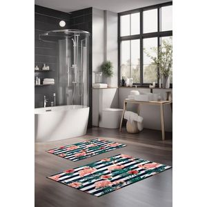 Set covorase de baie, Cartwright, CT-5301, Poliester, Multicolor imagine