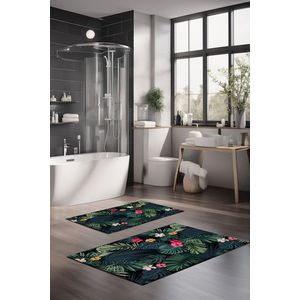 Set covorase de baie, Cartwright, CT-5302, Poliester, Multicolor imagine