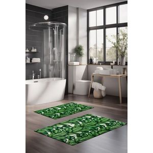 Set covorase de baie, Cartwright, CT-5303, Poliester, Multicolor imagine