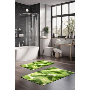 Set covorase de baie, Cartwright, CT-5304, Poliester, Multicolor imagine