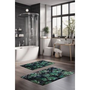 Set covorase de baie, Cartwright, CT-5308, Poliester, Multicolor imagine