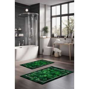 Set covorase de baie, Cartwright, CT-5312, Poliester, Multicolor imagine