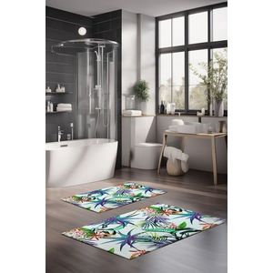 Set covorase de baie, Cartwright, CT-5313, Poliester, Multicolor imagine