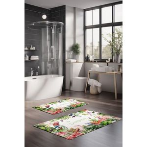 Set covorase de baie, Cartwright, CT-5317, Poliester, Multicolor imagine