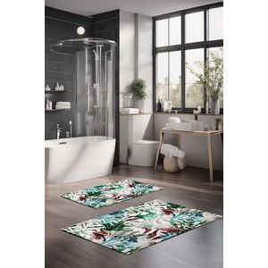 Set covorase de baie, Cartwright, CT-5323, Poliester, Multicolor imagine
