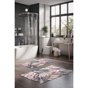 Set covorase de baie, Cartwright, CT-5324, Poliester, Multicolor imagine