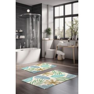 Set covorase de baie, Cartwright, CT-5329, Poliester, Multicolor imagine