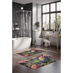 Set covorase de baie, Cartwright, CT-5330, Poliester, Multicolor imagine