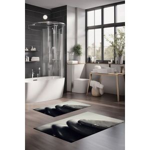 Set covorase de baie, Cartwright, CT-5341, Poliester, Multicolor imagine