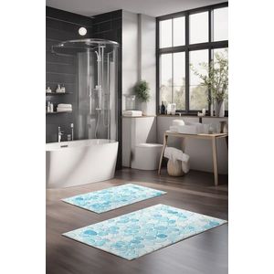 Set covorase de baie, Cartwright, CT-5345, Poliester, Multicolor imagine