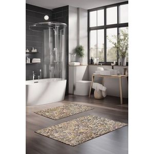 Set covorase de baie, Cartwright, CT-5346, Poliester, Multicolor imagine