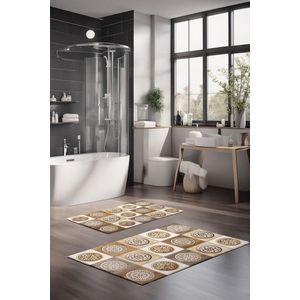 Set covorase de baie, Cartwright, CT-5351, Poliester, Multicolor imagine