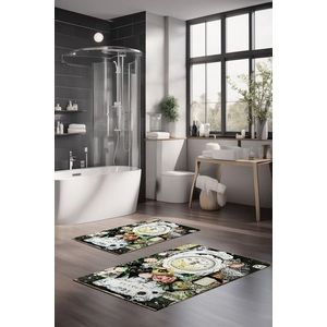 Set covorase de baie, Cartwright, CT-5357, Poliester, Multicolor imagine