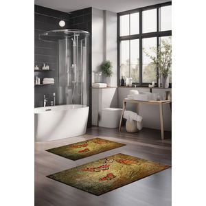 Set covorase de baie, Cartwright, CT-5359, Poliester, Multicolor imagine