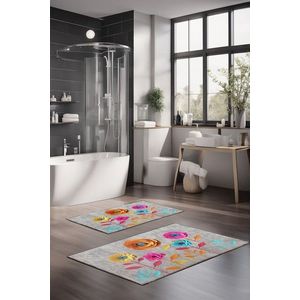 Set covorase de baie, Cartwright, CT-5360, Poliester, Multicolor imagine