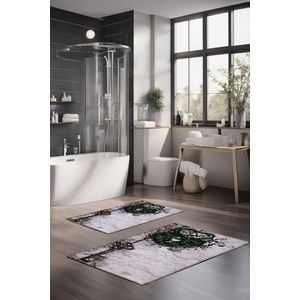 Set covorase de baie, Cartwright, CT-5376, Poliester, Multicolor imagine