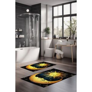 Set covorase de baie, Cartwright, CT-5383, Poliester, Multicolor imagine