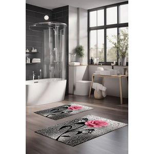 Set covorase de baie, Cartwright, CT-5385, Poliester, Multicolor imagine