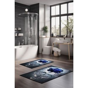 Set covorase de baie, Cartwright, CT-5386, Poliester, Multicolor imagine