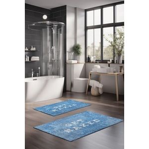 Set covorase de baie, Cartwright, CT-5399, Poliester, Multicolor imagine