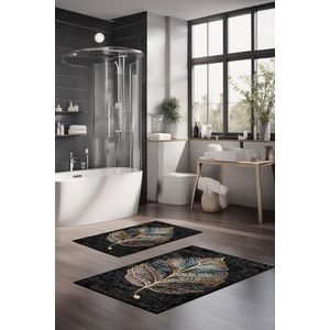 Set covorase de baie, Cartwright, CT-5404, Poliester, Multicolor imagine