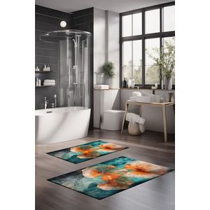 Set covorase de baie, Cartwright, CT-5410, Poliester, Multicolor imagine