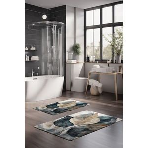 Set covorase de baie, Cartwright, CT-5413, Poliester, Multicolor imagine