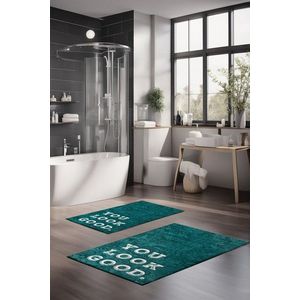 Set covorase de baie, Cartwright, CT-5417, Poliester, Multicolor imagine