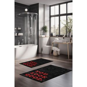 Set covorase de baie, Cartwright, CT-5418, Poliester, Multicolor imagine