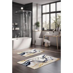 Set covorase de baie, Cartwright, CT-5419, Poliester, Multicolor imagine