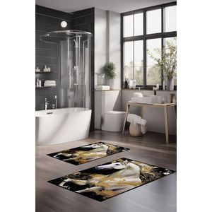Set covorase de baie, Cartwright, CT-5420, Poliester, Multicolor imagine