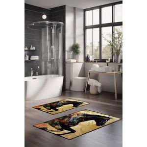Set covorase de baie, Cartwright, CT-5421, Poliester, Multicolor imagine