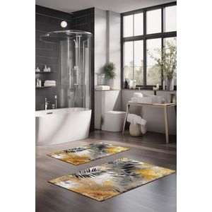 Set covorase de baie, Cartwright, CT-5423, Poliester, Multicolor imagine