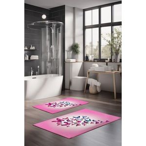 Set covorase de baie, Cartwright, CT-5114, Poliester, Multicolor imagine