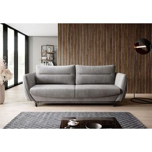 Canapea extensibila 4 locuri ELTAP, SO-SIL-03NU, Silva, 236x95x90 cm, lemn/poliester, gri deschis imagine