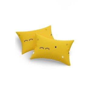 Set 2 fete de perna, Dide - Yellow, Eponj Home, 65% bumbac/35% poliester imagine