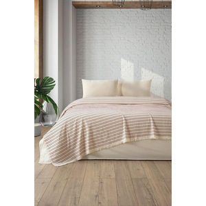 Cuvertura matlasata dubla, Loom - Burgundy, DC Home, Bumbac imagine