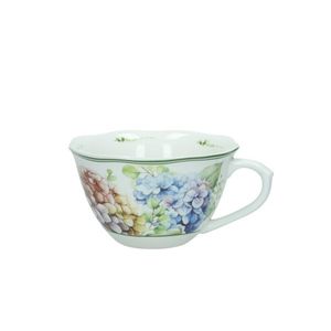 Cana mic dejun, Flora, Brandani, D14x8.5 cm, 550 ml, portelan imagine