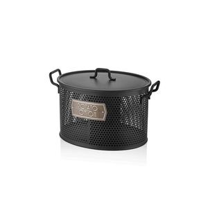 Cutie depozitare, Mia, 742TMA9757, Metal, Negru imagine